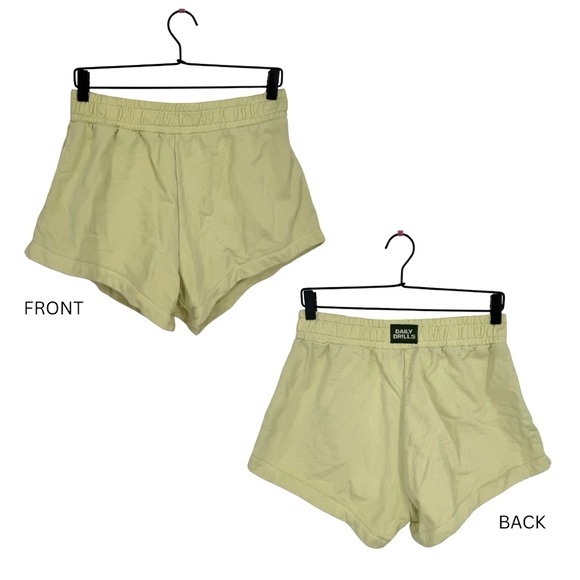 Daily Drills Pants - Daily Drills Athletic Shorts Chartreuse Yellow Green XS/S